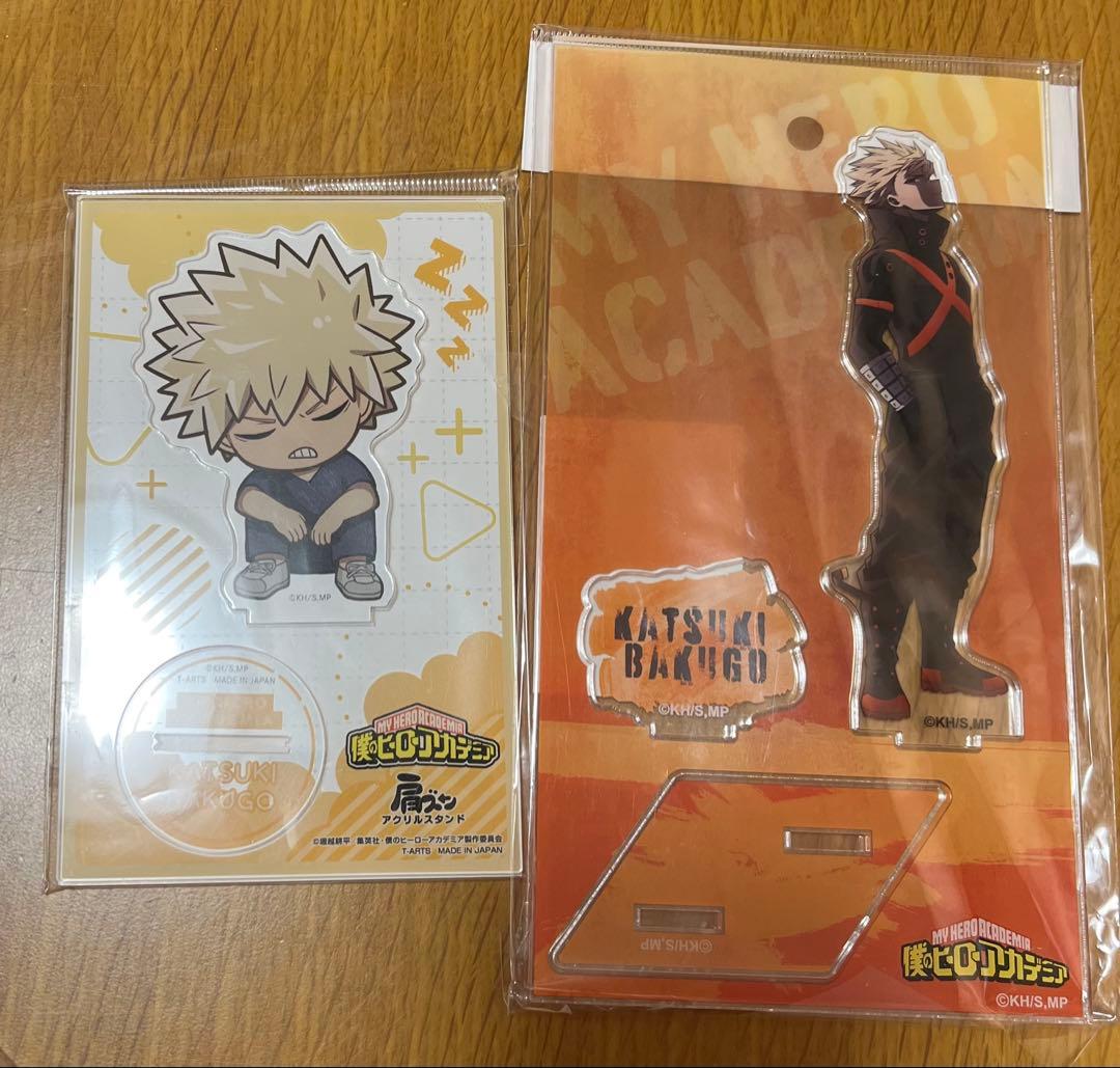 爆豪勝己 アクリルスタンド 缶バッジ ファイル カード 計19点