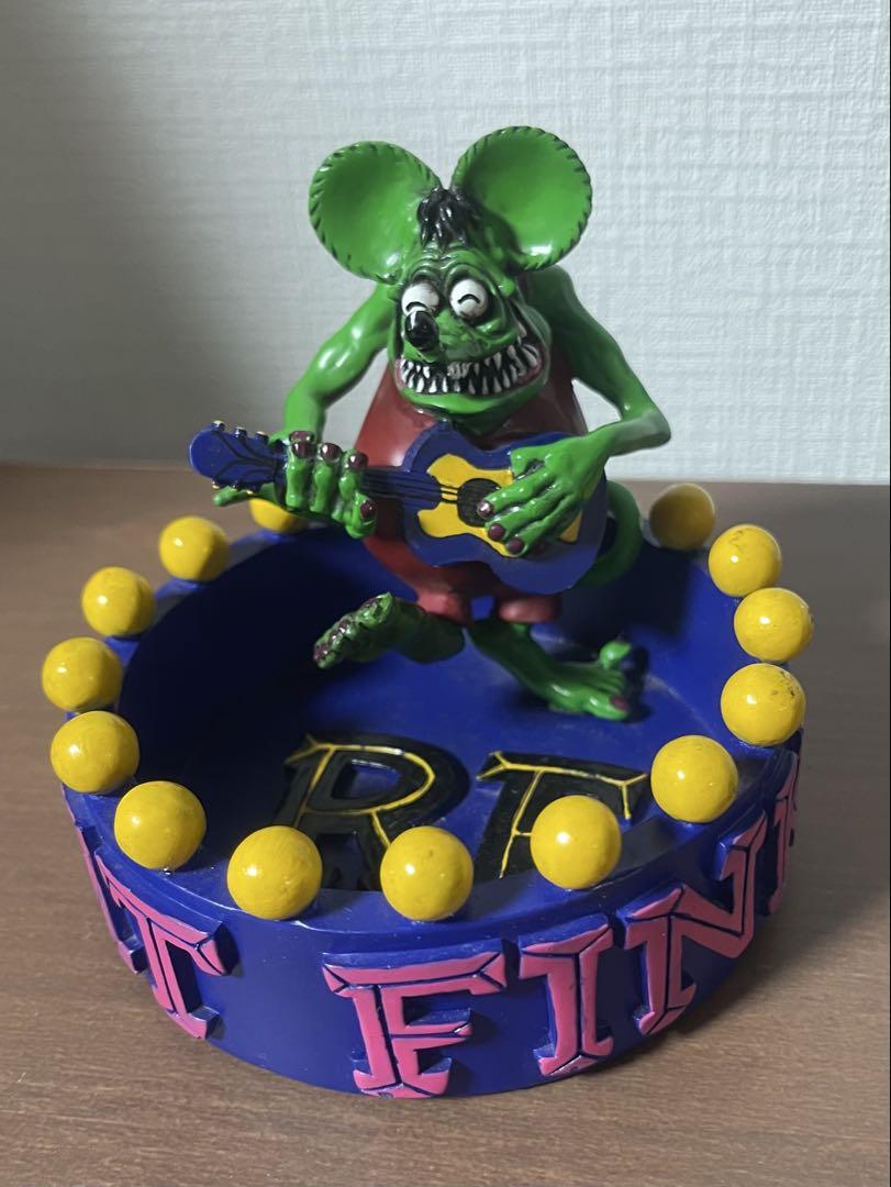ラットフィンク RAT FINK 灰皿　フィギュア　緑