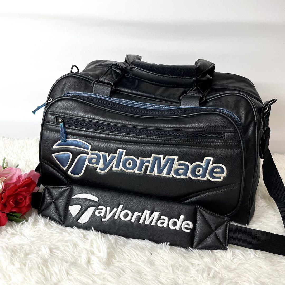 TaylorMade ゴルフバッグ ショルダー 2wayレザー ブラック