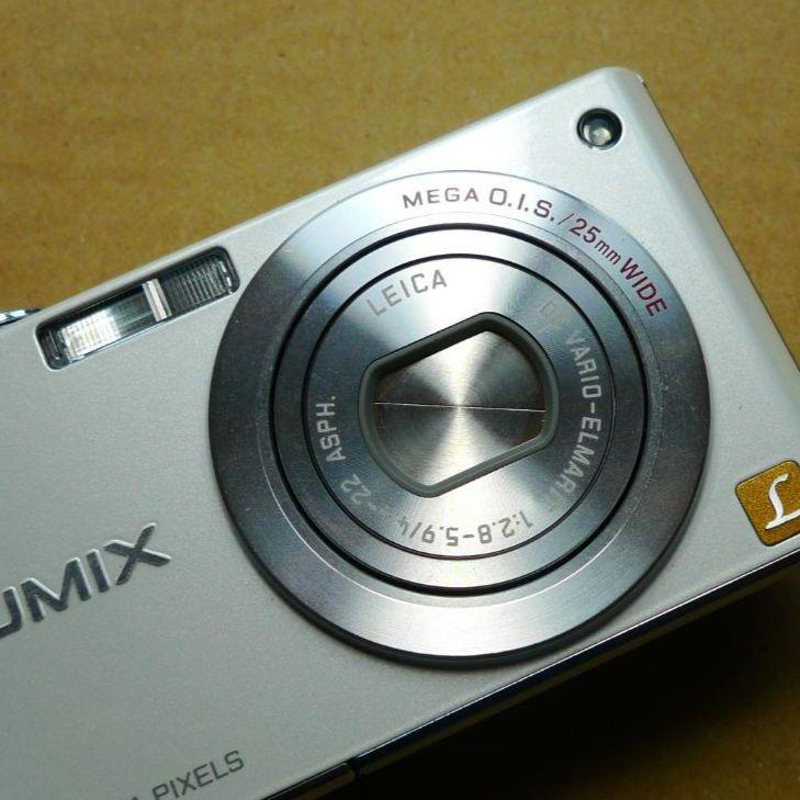 （動作確認）デジタルカメラ　Lumix　DMC-FX37　Panasonic　白