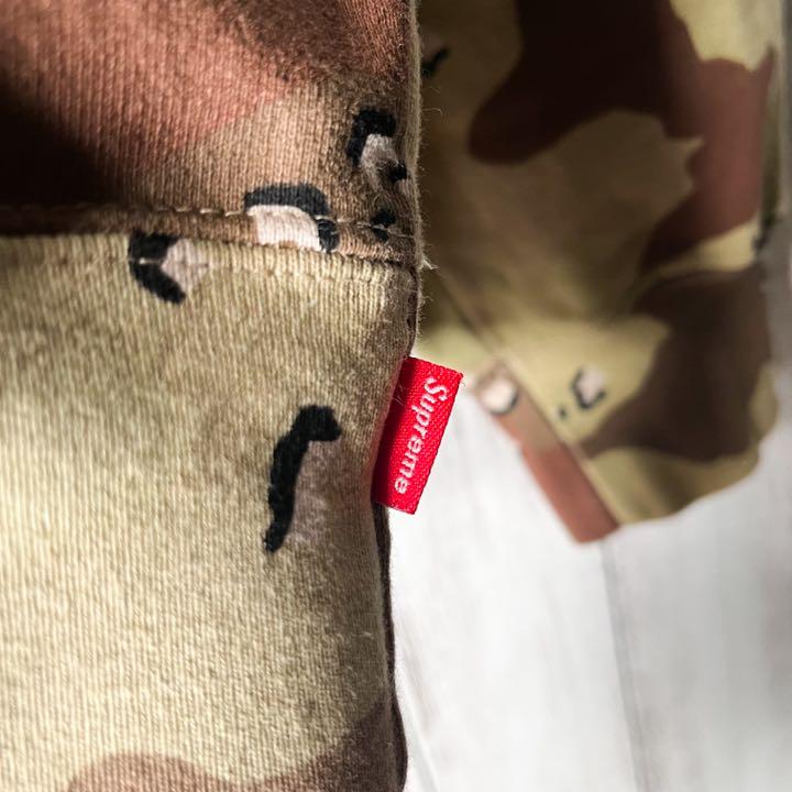 がございま 美品 刺繍スモールボックスロゴ スウェット チョコチップ. Lb8oY-m89458631874 XL シュプリーム ≪シャツ