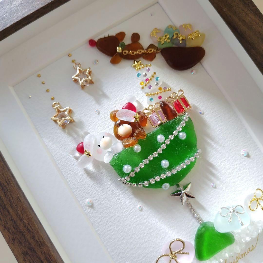 シーグラスアート『 Christmas Cocktail.。.:*☆』