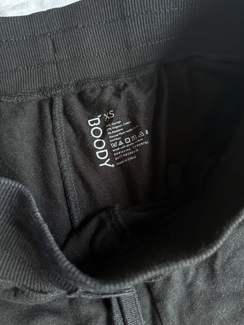 BOODY ウィークエンドジョガー スウェットパンツ ブラック オーガニック