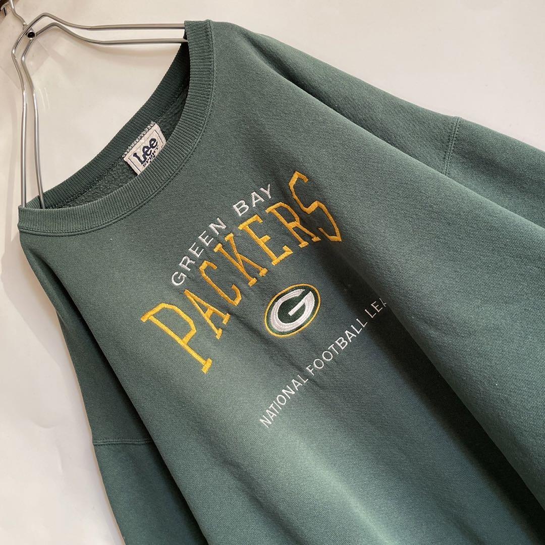 80s 90s NFL アメリカ製 グリーンベイ パッカーズ スウェット 刺繍