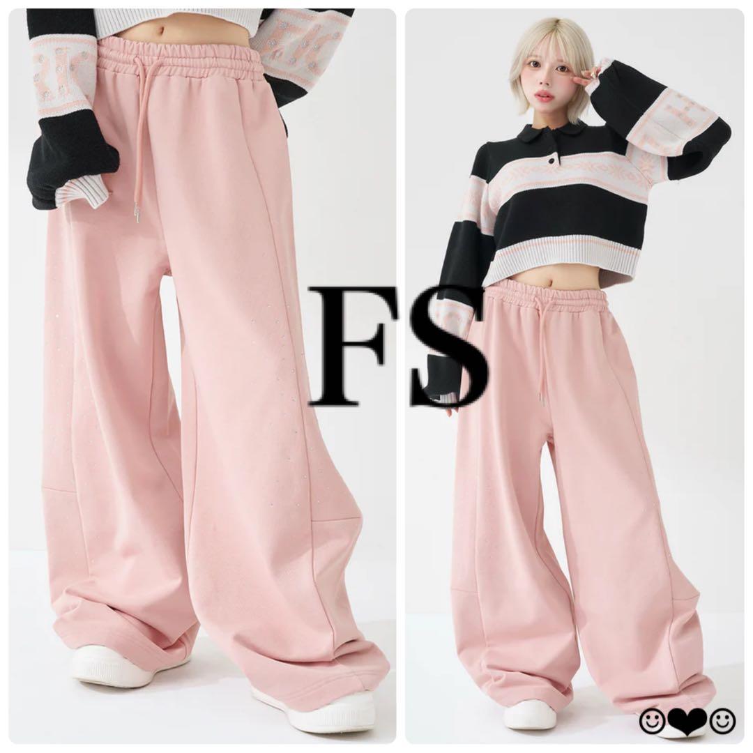 Darich シャイニーバレルスウェットパンツ ピンク FSS・Darich