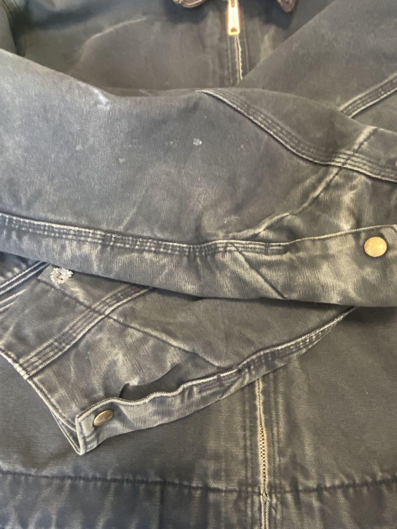 デトロイトジャケット 2XL ブラック フェード カーハート Carhartt