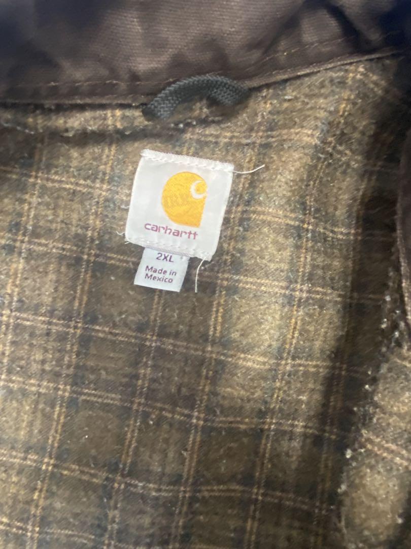 デトロイトジャケット 2XL ブラック フェード カーハート Carhartt