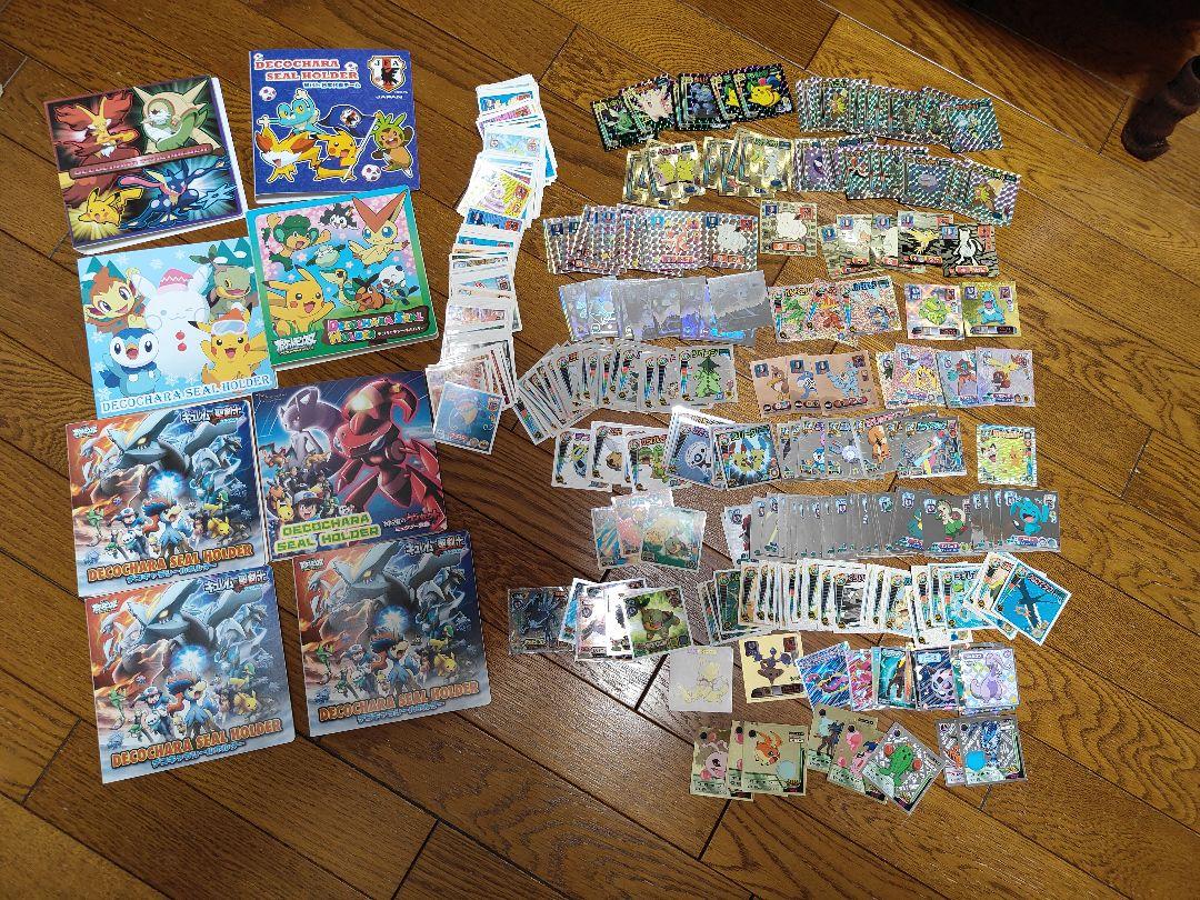 ポケモン ポケットモンスター シール 約400枚 シールホルダー