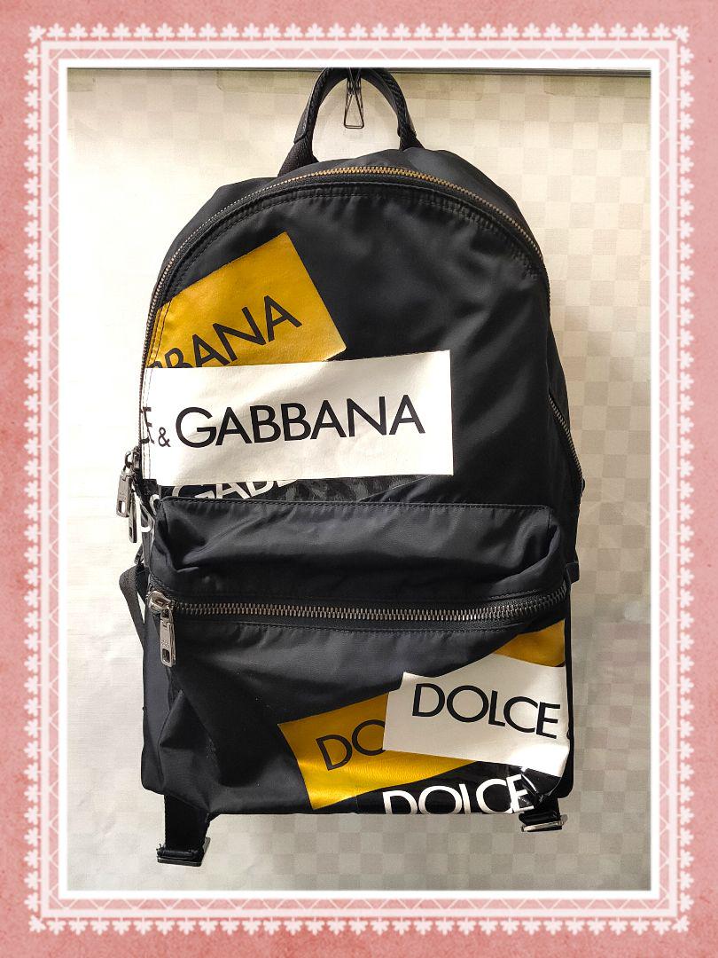 DOLCEGABBANA♥ DG ロゴ入りバックパック 現状にて! 中古品