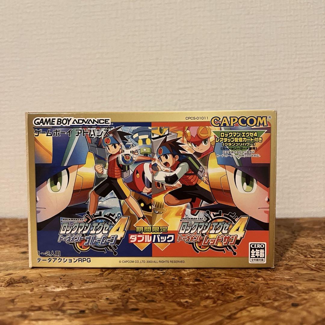 GBAソフト　ロックマンエグゼ4 ダブルパック Yahoo!オークション - 【GBA】ロックマンエグゼ4 ダブルパック