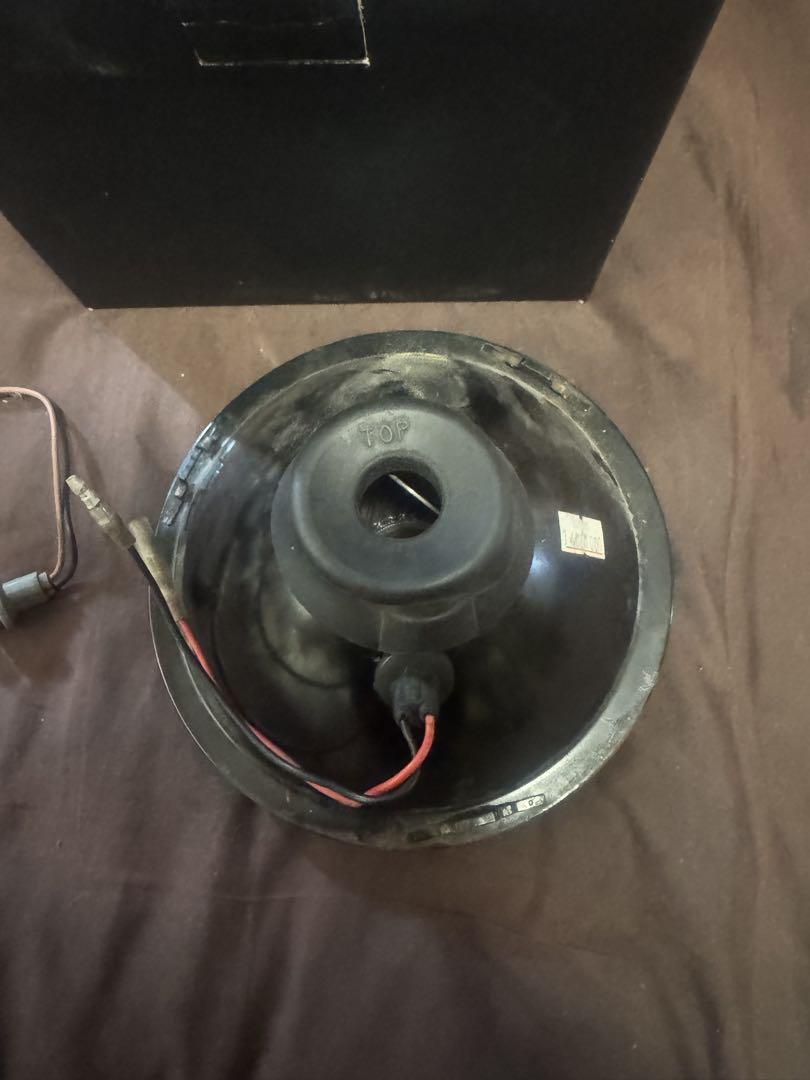 S.E.V. Marchal 180π丸型ヘッドライトH4 クリア2個セット