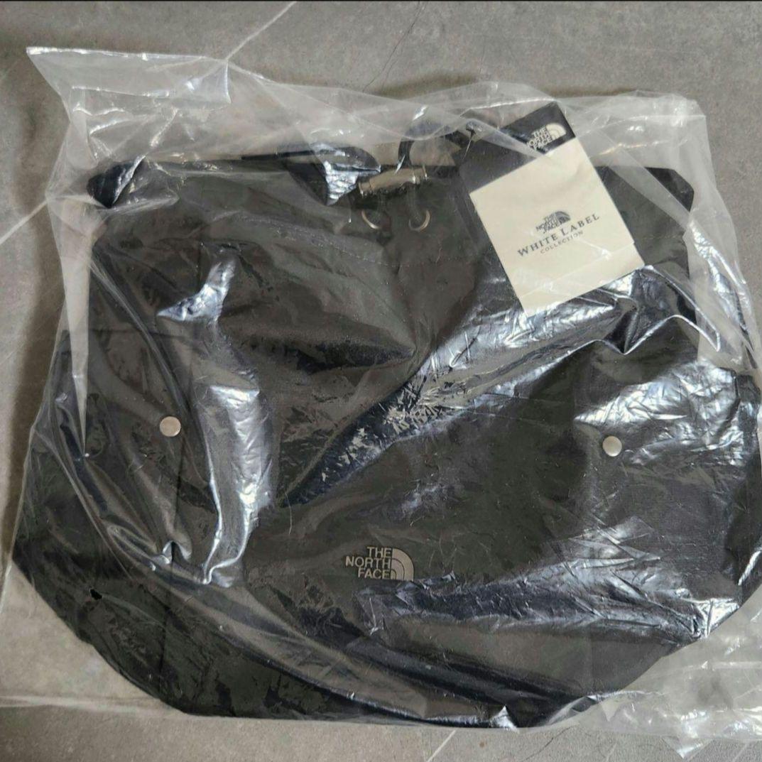 新作 ブラック 韓国限定ノースフェイス ホワイトレーベル バケットバッグ