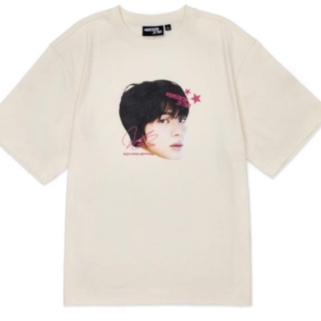 BTS RUNSEOK Jin 韓国 限定 顔 tシャツ コヤン　XLサイズ BTS RUNSEOK Jin 韓国 限定 顔 tシャツ コヤン XLサイズ - メルカリ