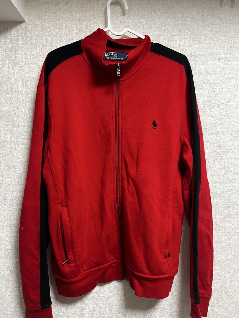 ポロ　ラルフローレン　赤　トラックジャケット　Polo 古着
