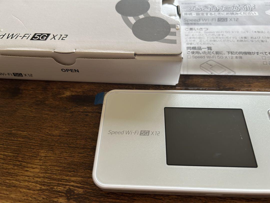 ほぼ新品 開封のみspeed Wifi 5G×12 本体