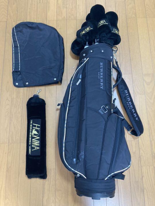 HONMA GOLF　ホンマゴルフ　１４本フルセット　＆バーバリーキャディバッグ