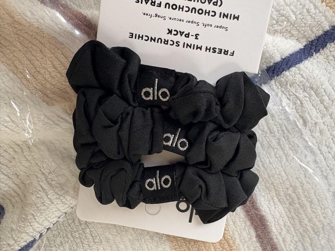 alo yoga ミニシュシュ3個セット