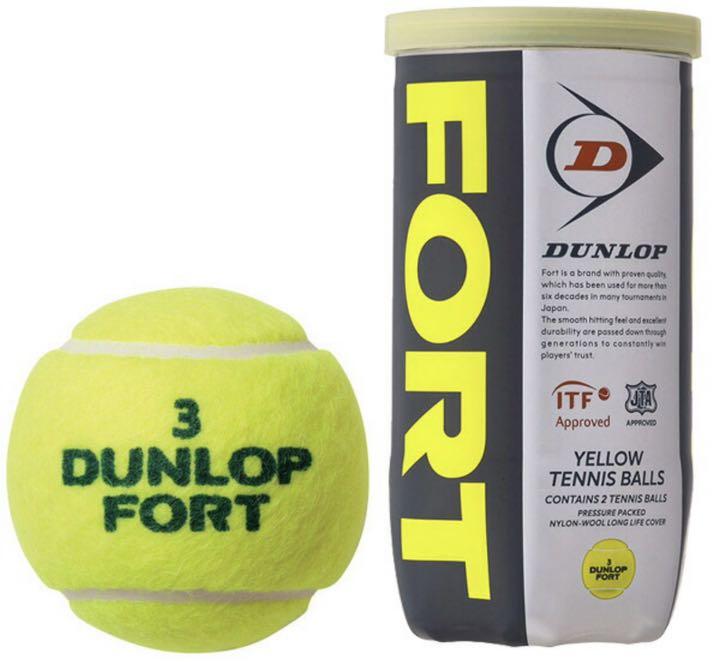 超歓迎好評 FORT フォート 硬式テニスボール ダンロップ 12缶24球 5pDue-m89471617852 再入荷通販
