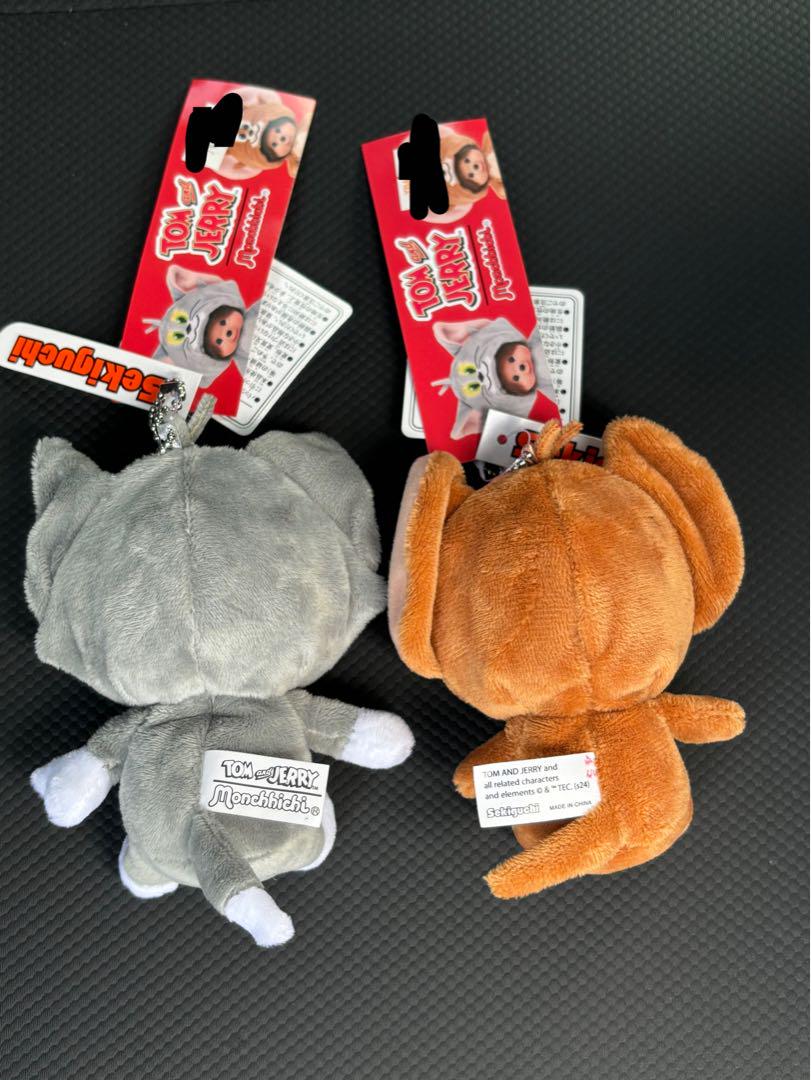 新品】モンチッチ × トムとジェリー 顔でかSSキーチェーン 2体セット