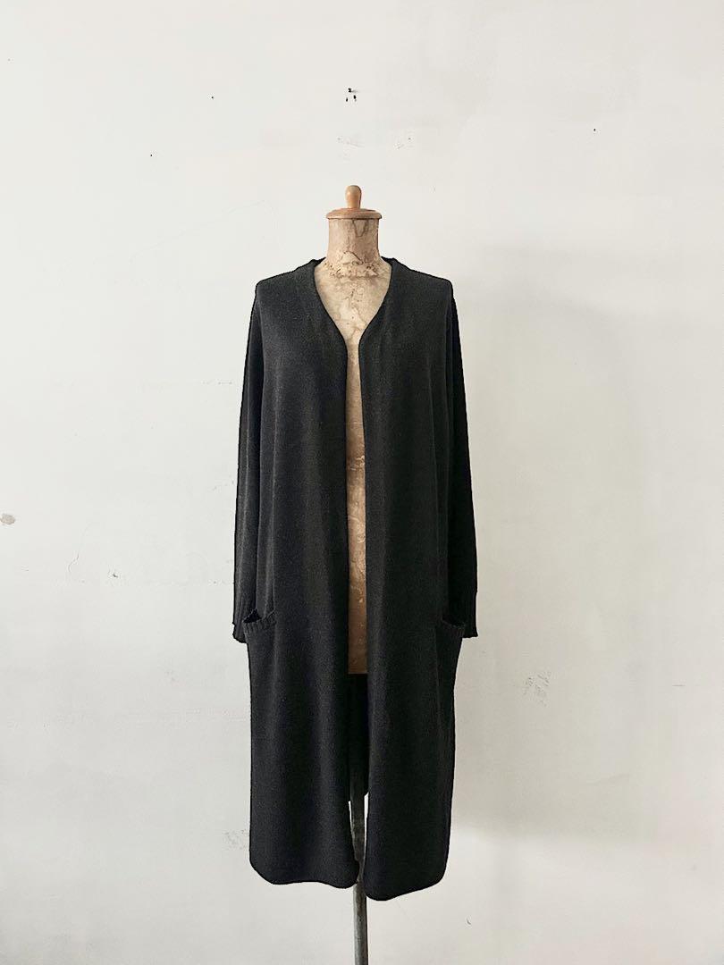 【美品】LISETTE　リーヴィア　ロングカーディガン　ノアール・シャルボン