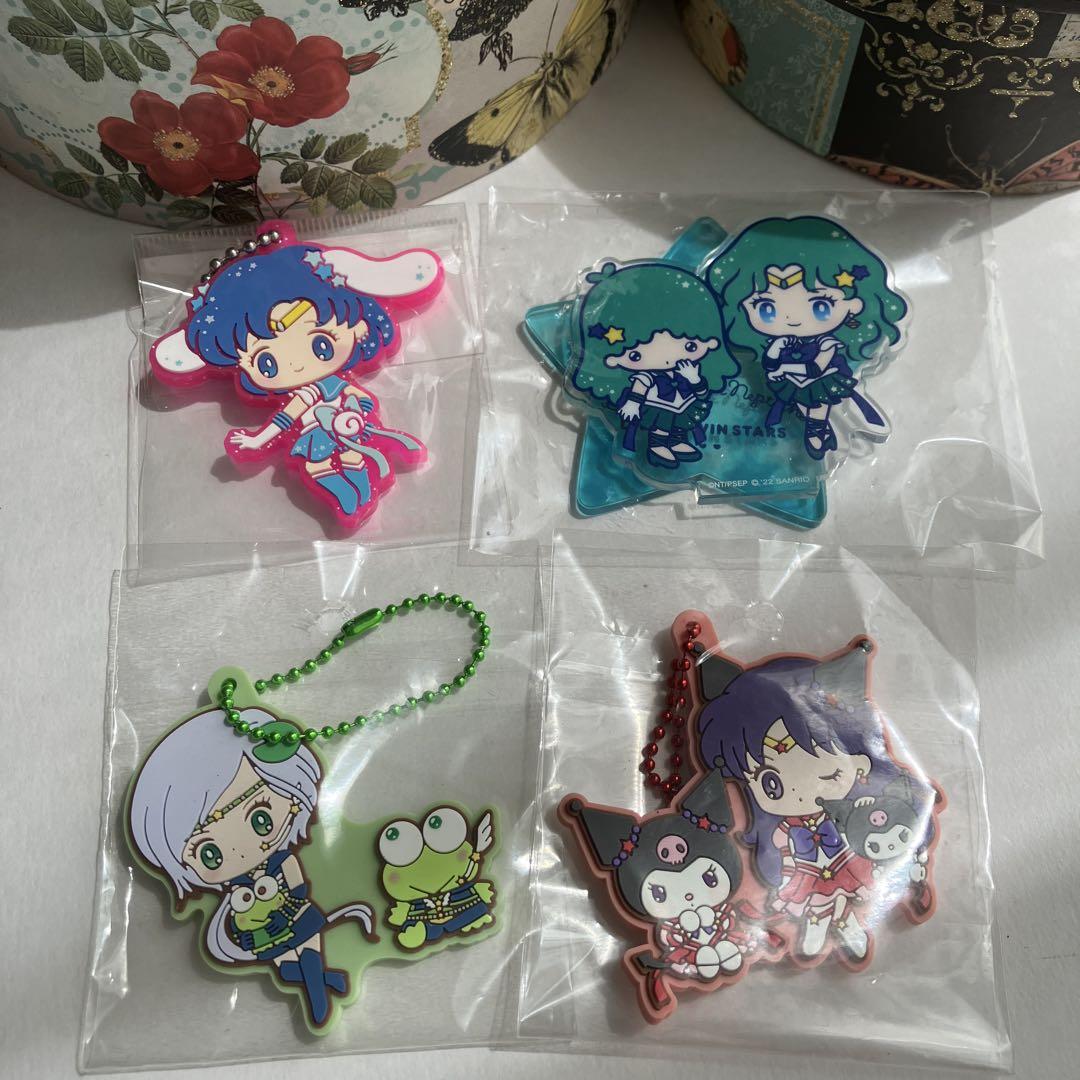 セーラームーン サンリオ コラボ アクスタ ラバーマスコット