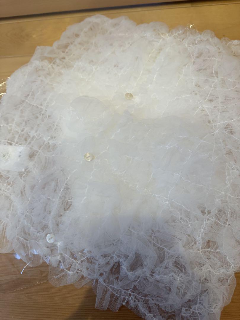 clane TULLE VEST LAYERED TOPS クラネ　ホワイト
