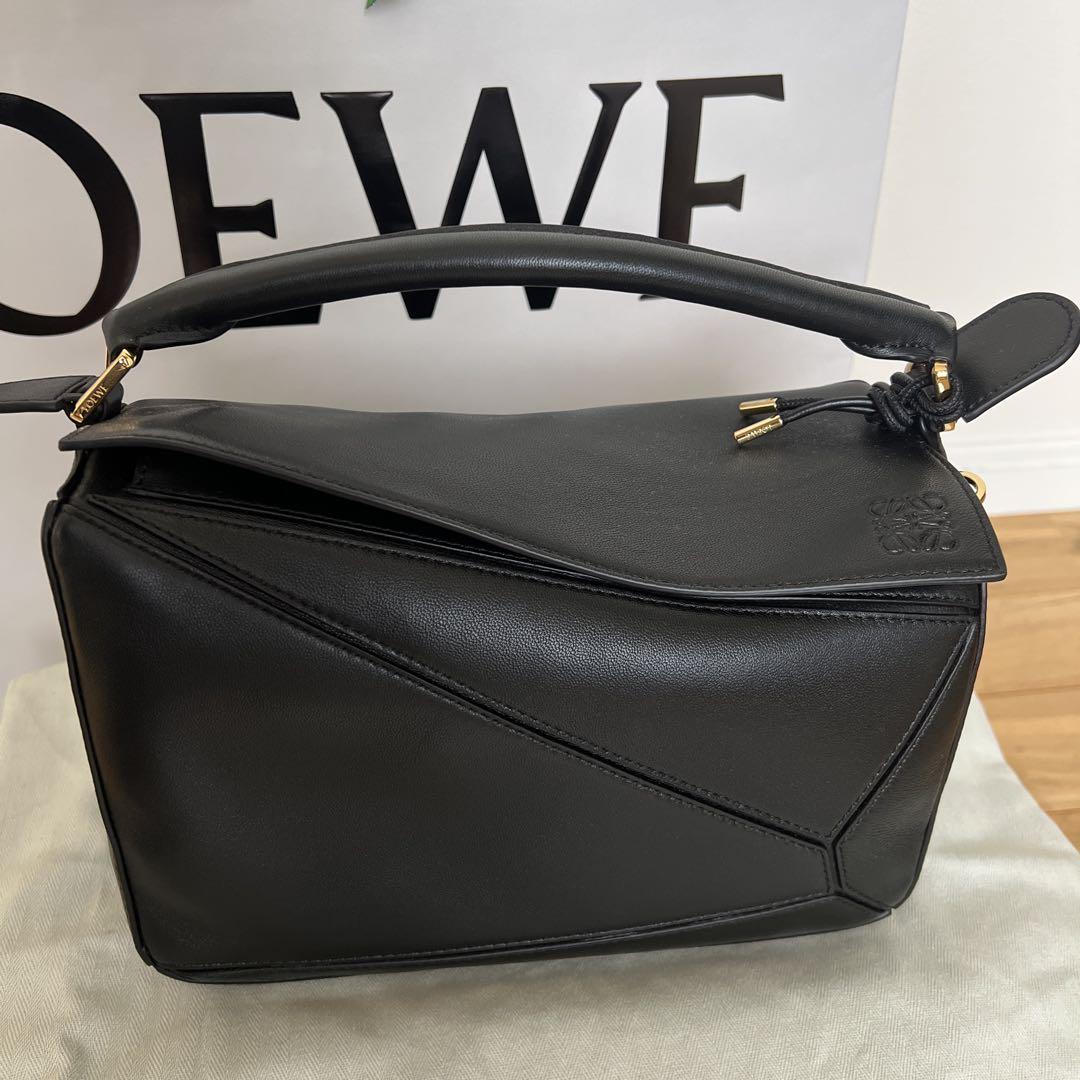 LOEWE フェザーライト パズル スモール ブラック 正規品 新品未