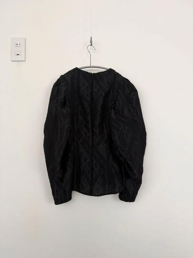 マメクロゴウチTraditinal Patrern Jacquard Top