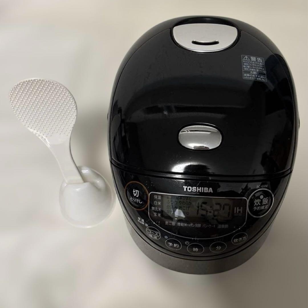 東芝 炊飯器 RC-6XM ブラック