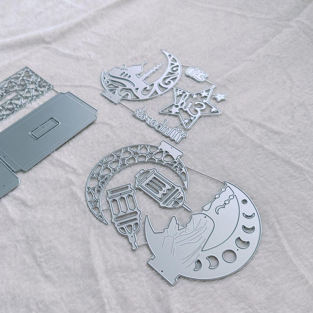 カッティングダイ 3枚 DIY ハンドメイド 装飾 アルバム カード作り