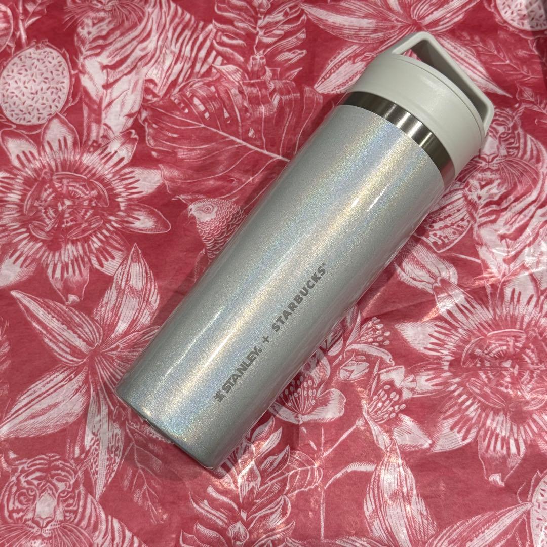 STARBUCKS ステンレスボトルSTANLEYパールホワイト591mlStarbucks