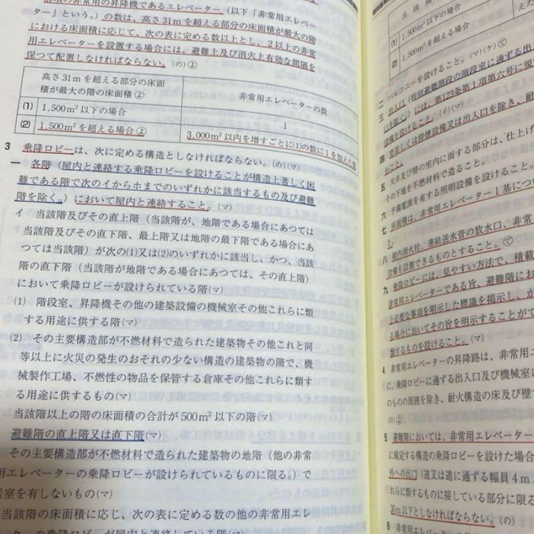【限定特価】建築設備関係法令集　令和７年版　『線引き済、index貼り付け済』