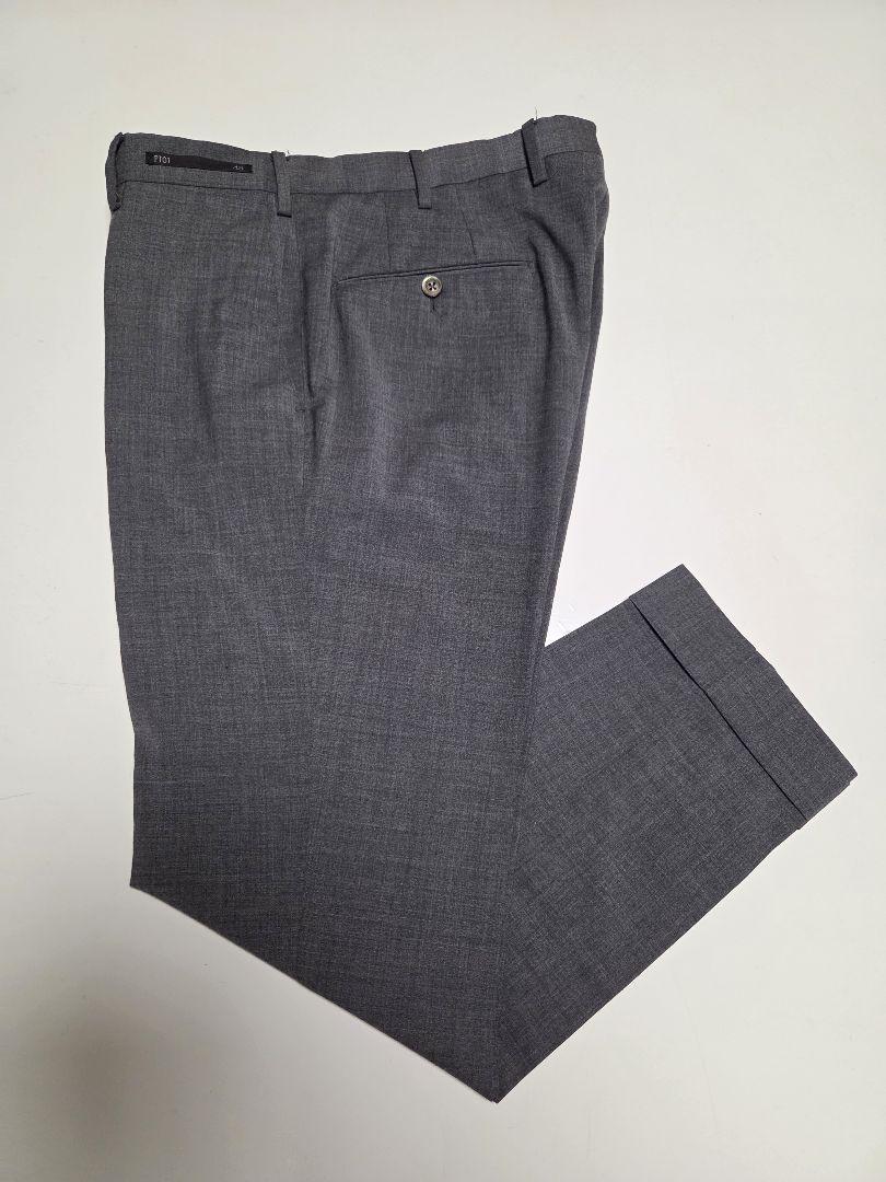 【美品】PT01　TRAVELER　EVO　ウォツシャブルウール　灰　50　春夏 美品】PT01 TRAVELER EVO ウォツシャブルウール 灰 48 春夏
