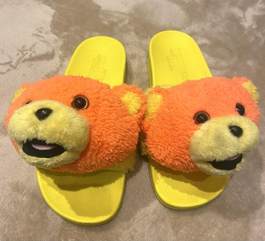 JEREMY SCOTT クマ顔サンダル オレンジ