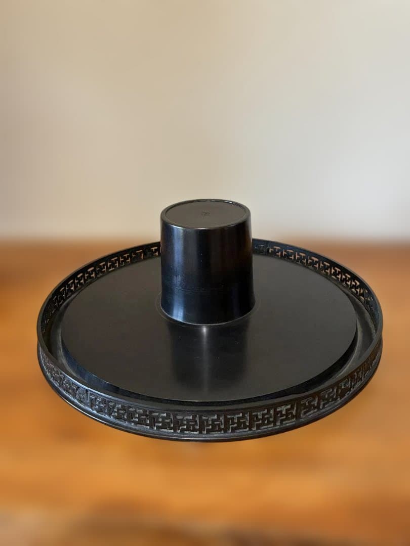 薄端 大日本文政年整珉鋳銘 村田整珉原型 麒麟図/鳳凰図 /象鼻の足 薄端 大日本文政年整珉鋳銘 村田整珉原型 麒麟図/鳳凰図 /象鼻の足