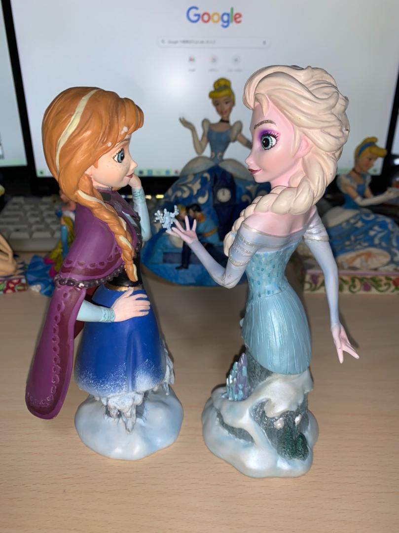 ディズニー ジム ショア フィギュア Sisters Foreverアナとエルサ