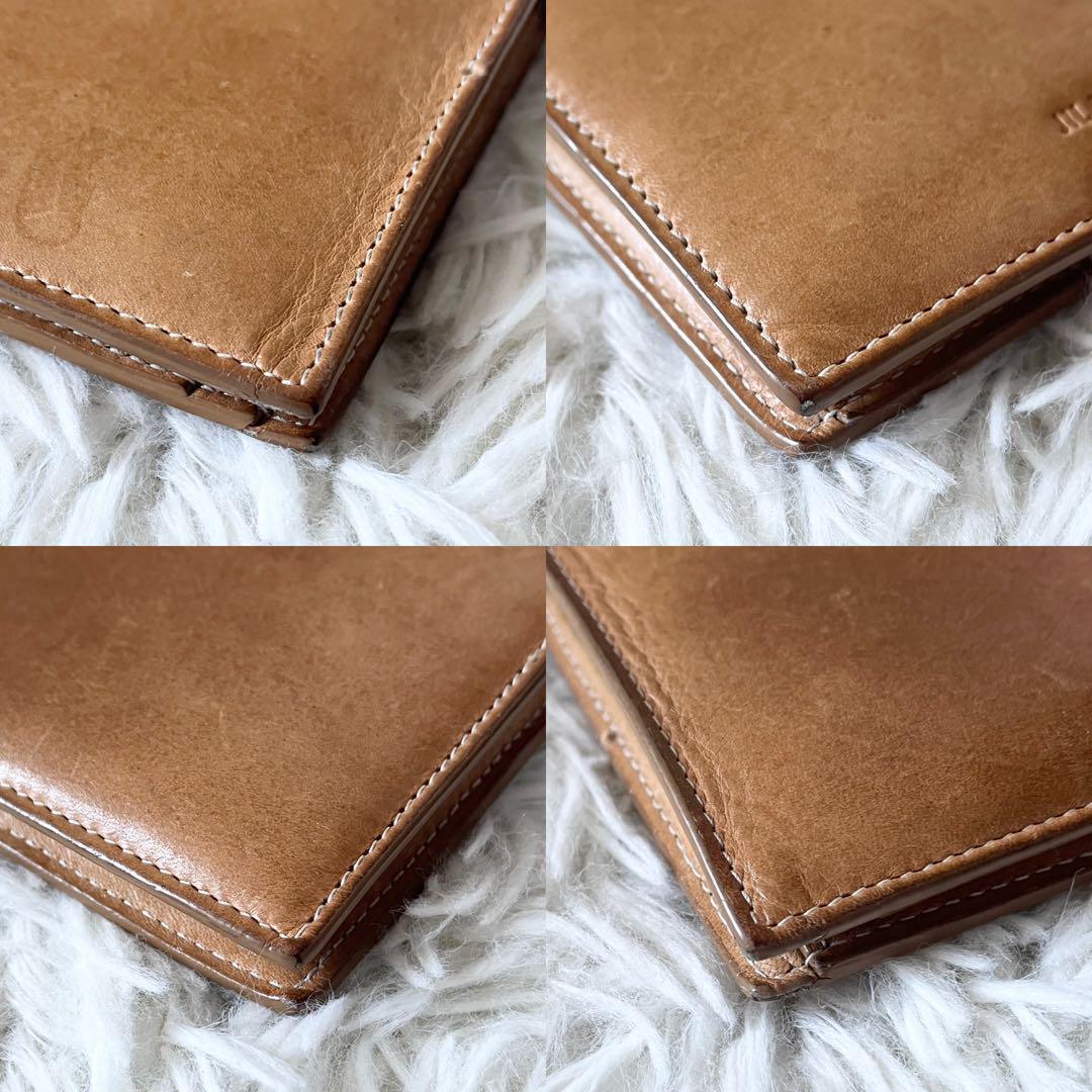 【希少】JILSANDER ジルサンダー 折り財布 レザー ブラウン系
