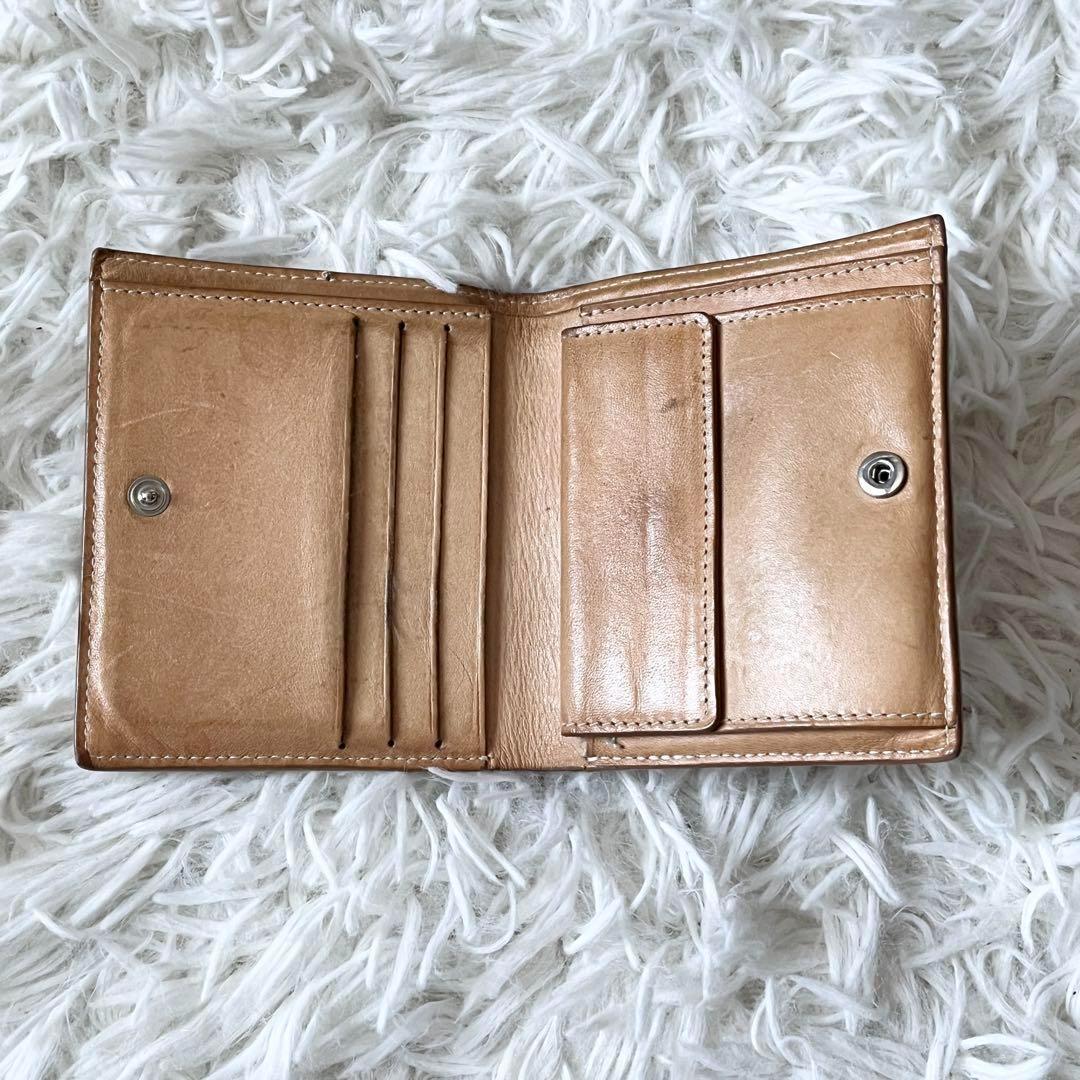 【希少】JILSANDER ジルサンダー 折り財布 レザー ブラウン系