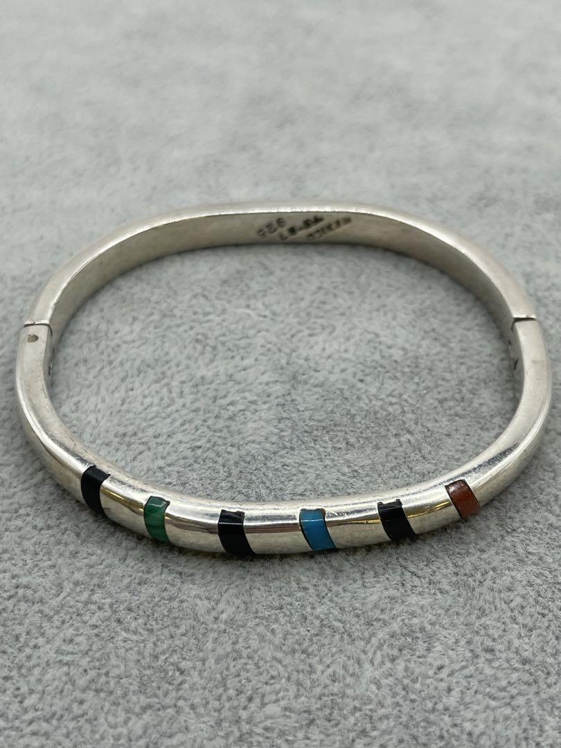 古着　メキシコシルバー　925シルバー　バングル　希少　ヴィンテージ Mexico メキシコシルバー silver925ヴィンテージ バングル