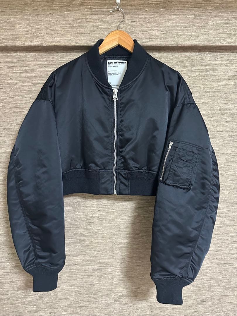 1回使用 SOFTHYPHEN 定価¥60 500ブラック MA-1M SOFTHYPHEN