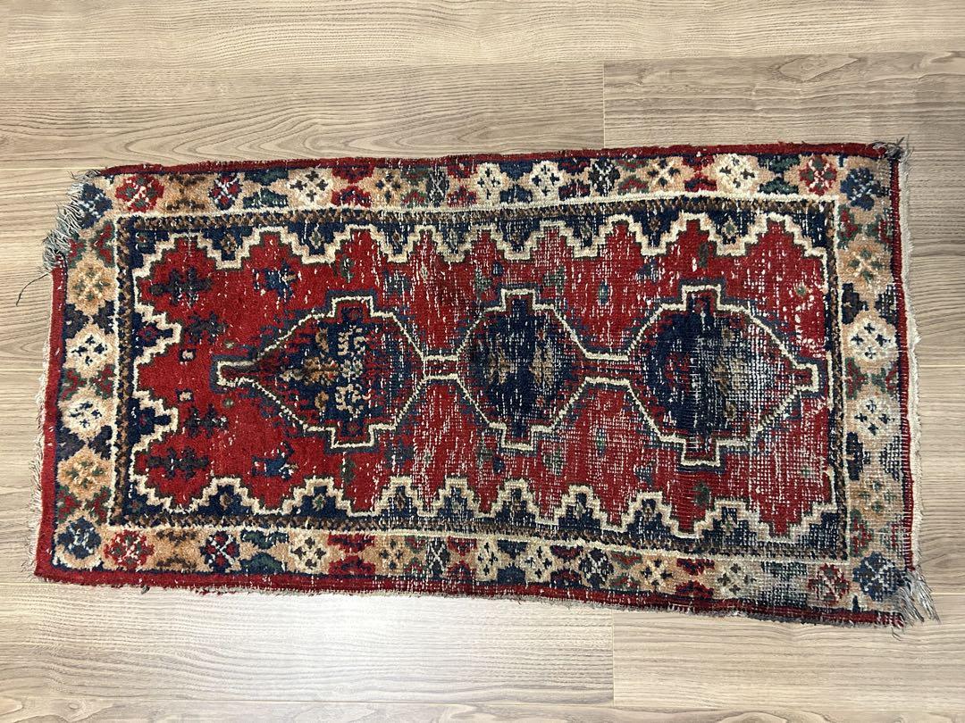 ヴィンテージ　ラグ　vintage rug mat
