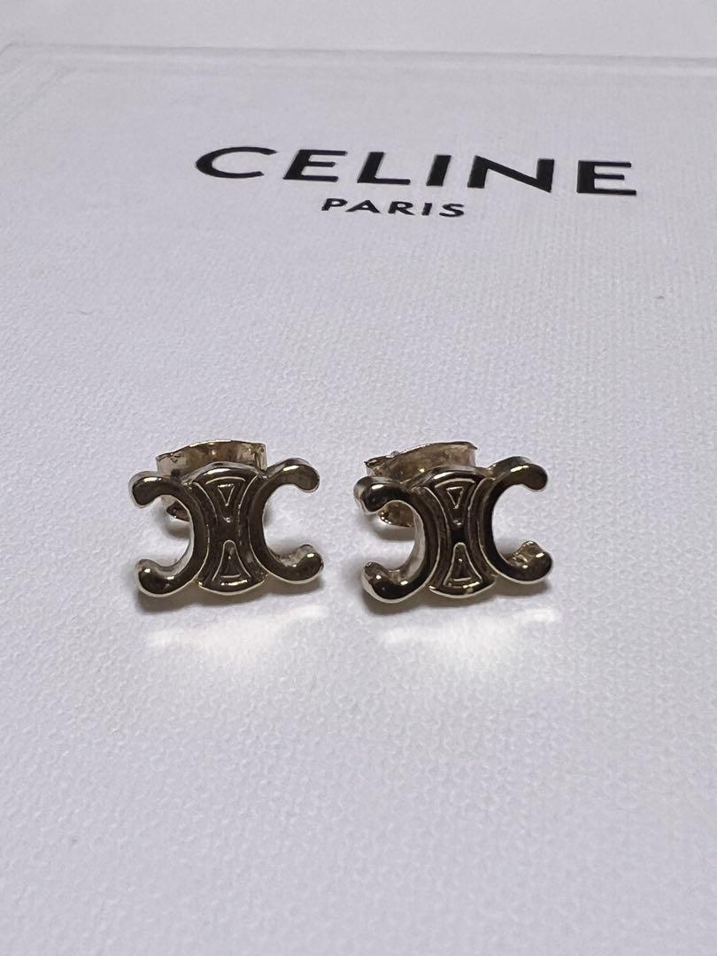 CELINE セリーヌ ピアス ゴールド