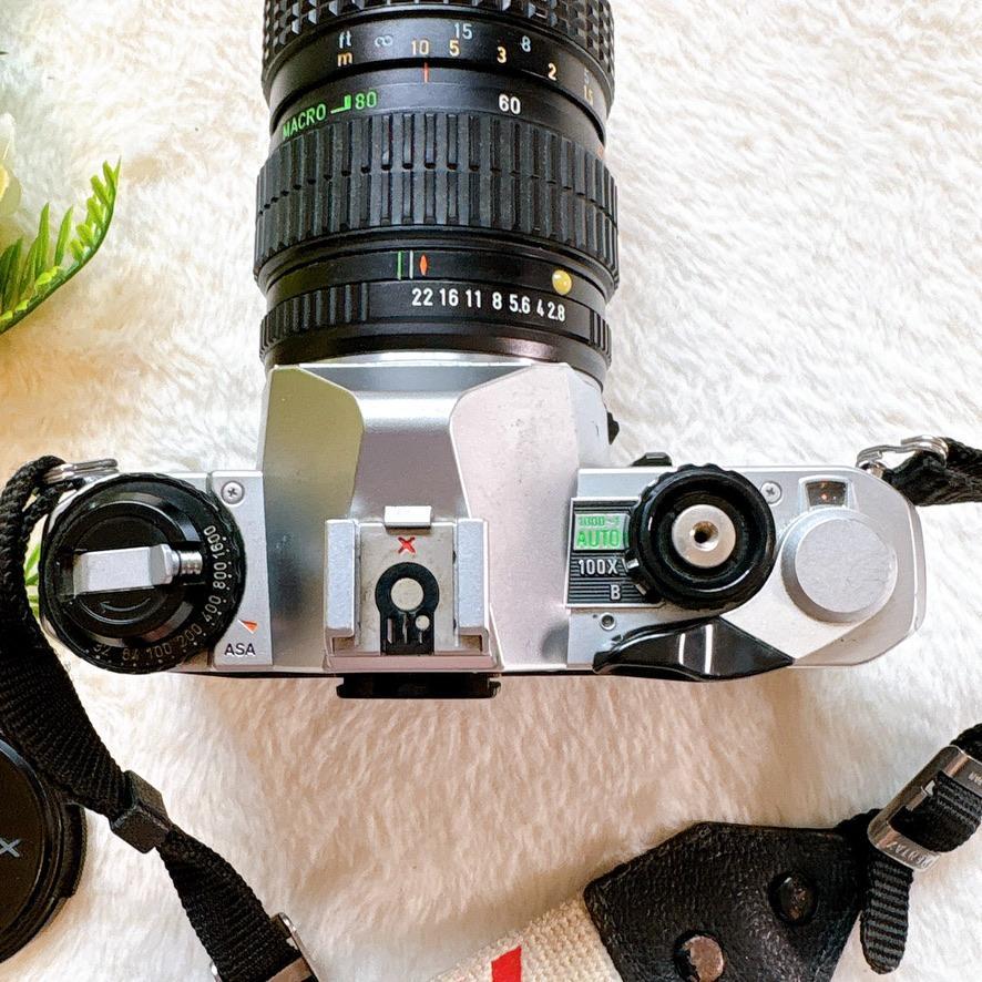 動作確認済みペンタックス PENTAX MGフィルム一眼レフカメラレンズ付き 動作確認済みペンタックス PENTAX MGフィルム一眼レフカメラ