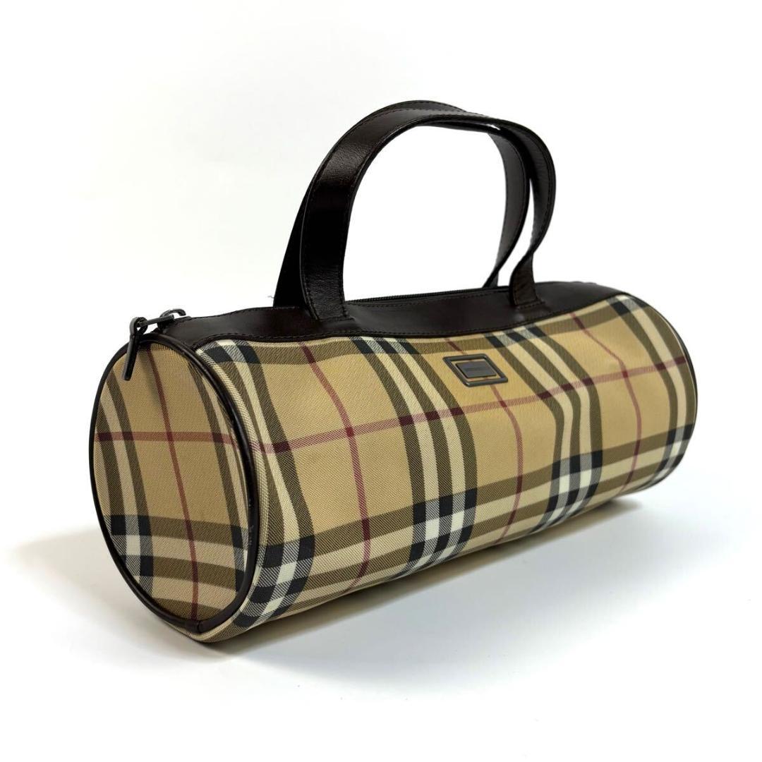 美品】BURBERRY レザー ミニ ハンドバッグ イタリア製 保存袋