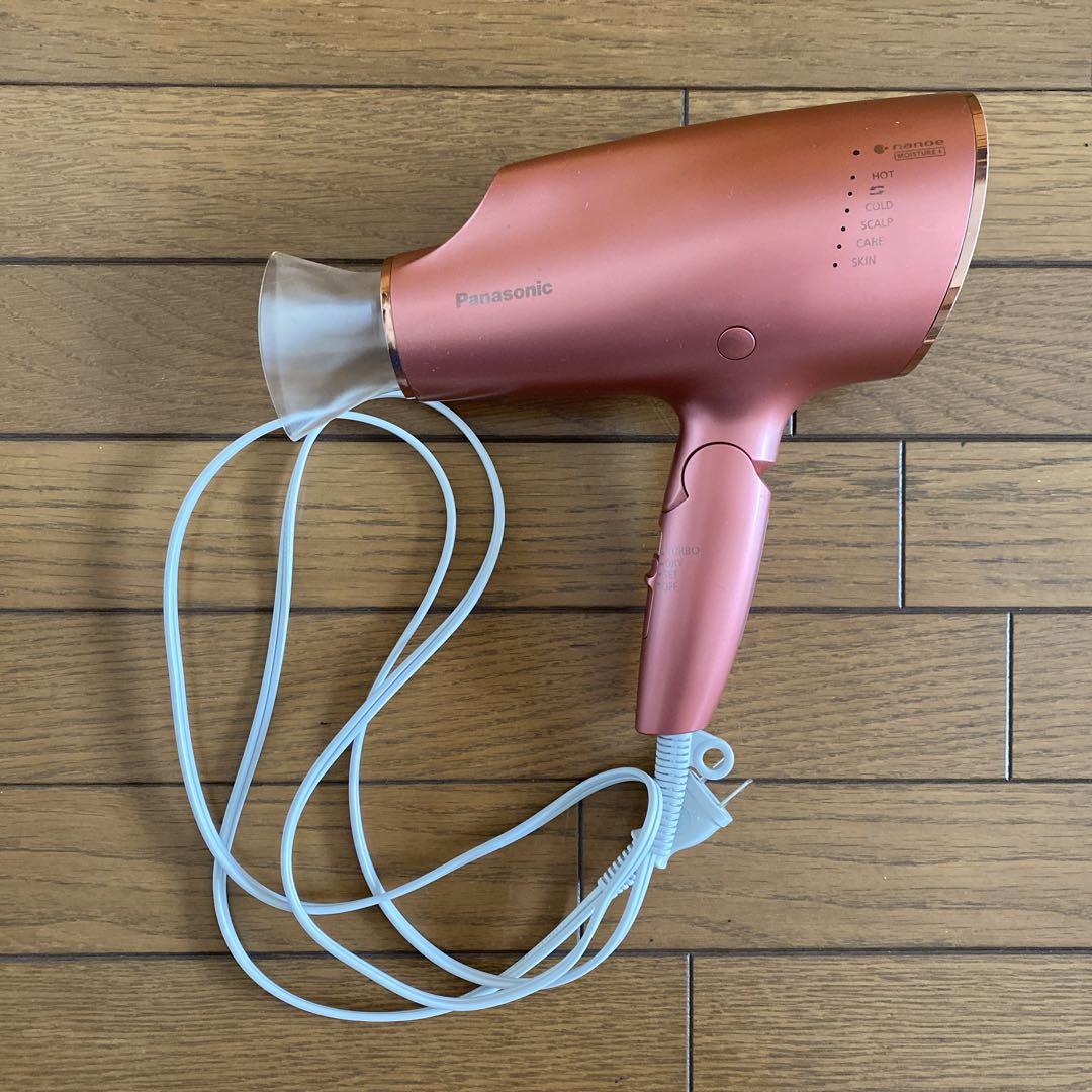 Panasonic ヘアドライヤー ピンク ノズル付き ナノイー ジャンク品