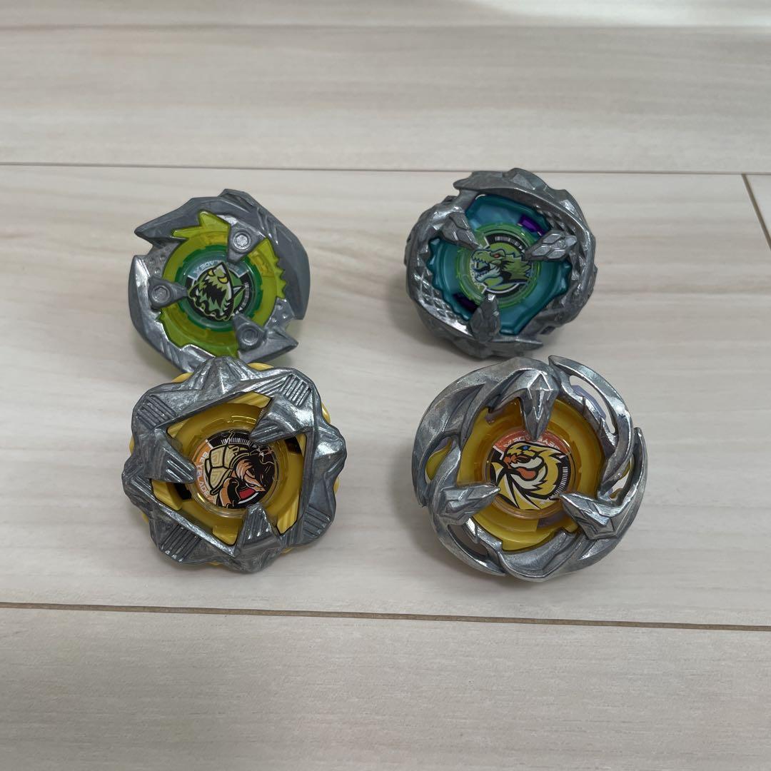 ベイブレードX レアベイモチーフ カスタム済み4個セット【中古
