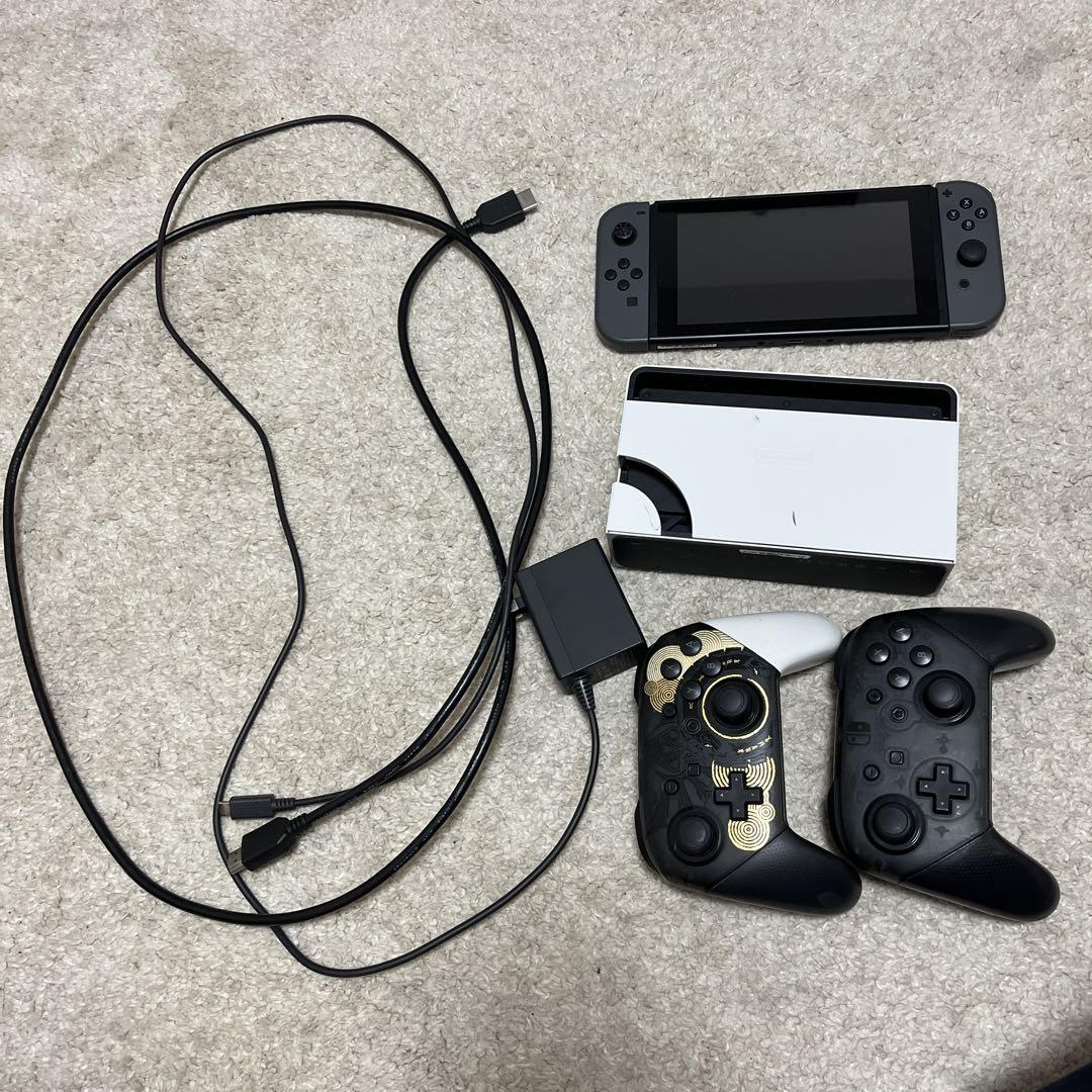 Nintendo Switch - Nintendo switch本体、コントローラー他セット Nintendo Switch 本体とコントローラーセット - メルカリ