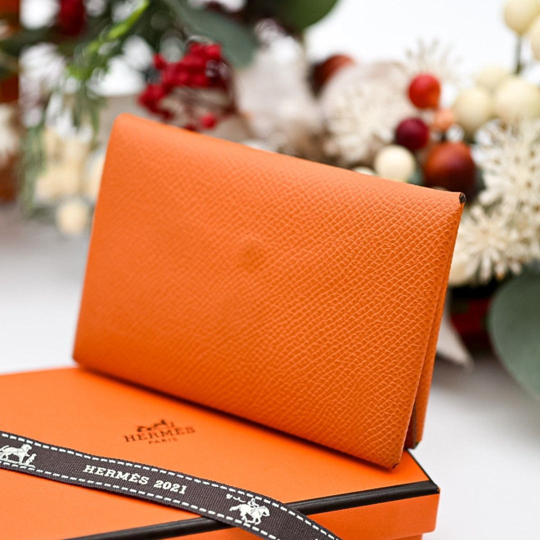も*こ様 レア新品 HERMES エルメス カルヴィ 三越2019 オレンジ コ レア新品 HERMES エルメス カルヴィ 三越2019 オレンジ コイン