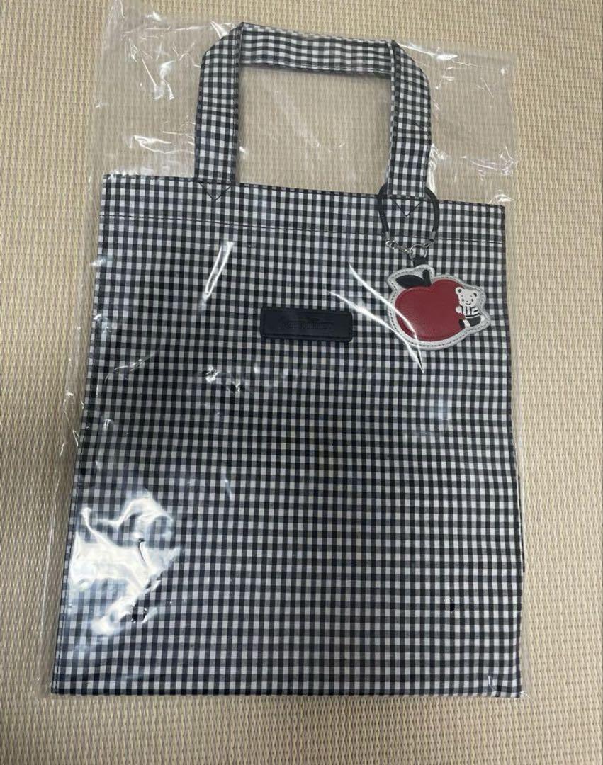 新品未使用未開封タグ付き　ファミリア　ギンガムチェック　トートバッグ
