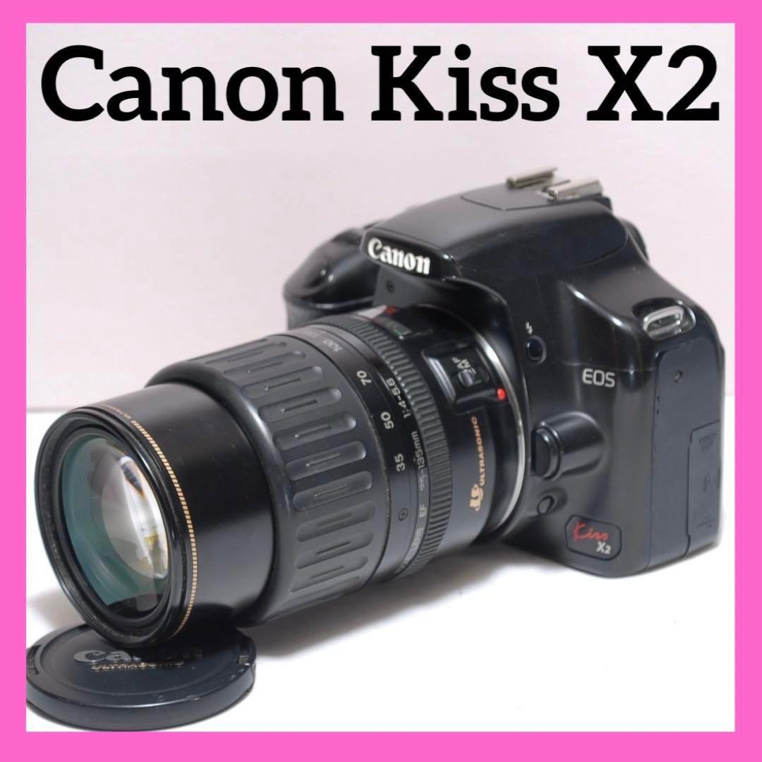 ✨憧れの一眼レフデビュー✨Canon Kiss X2✨シングル✨中望遠レンズ✨
